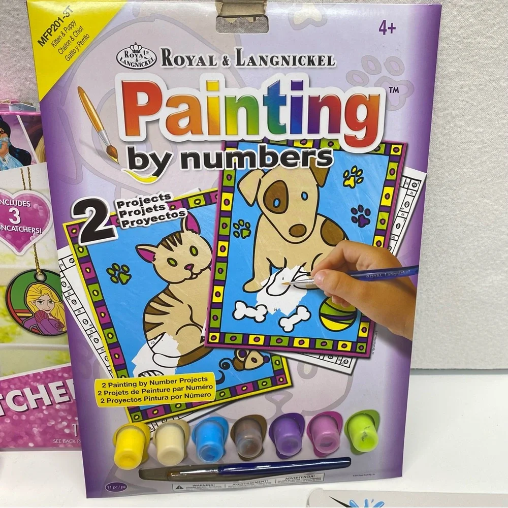 Art and Craft Kit Suncatcher Paint by numbers Mosaic Sticker Colored pencils FUN